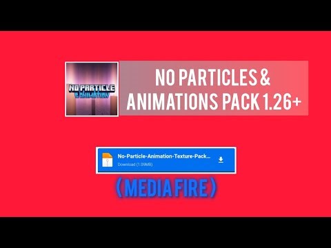 No particles & animations texture pack. || MCPE || (Media fire)