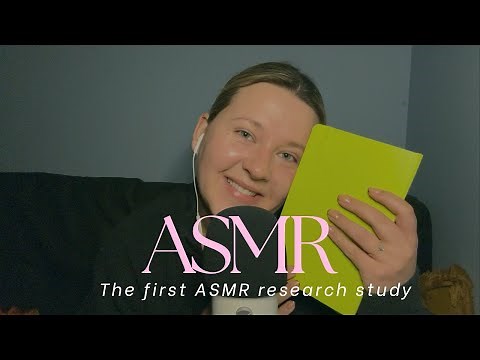 ASMR | The first ever ASMR research study