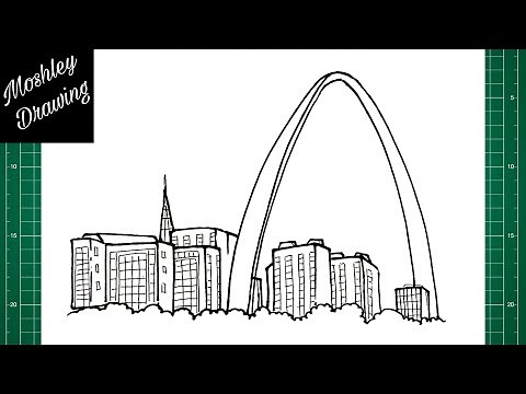 How to Draw The Gateway Arch