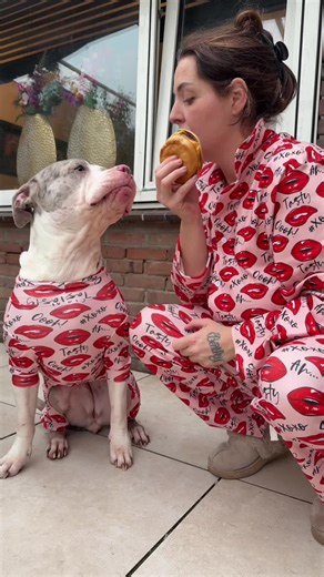 Today we honored Raffie by eating his favorite snack, a plain cheeseburger ❤️🥹