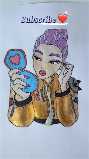 Rumi 💜✨ | K-Pop Demon Hunters Drawing