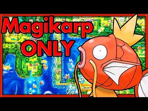 A COMPLETE Challenge! 🔴 Can I Beat Pokemon Fire Red w/ a single MAGIKARP?! ► Pokemon Challenges
