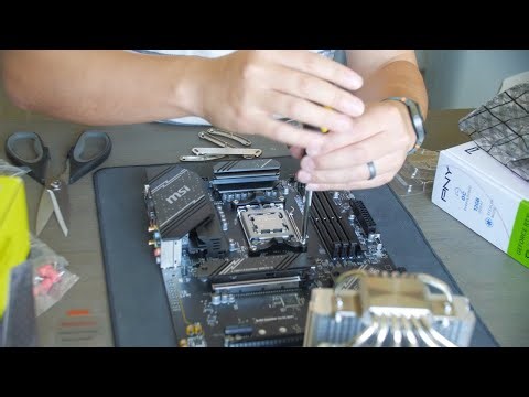 Gaming PC build hyperlapse : Ryzen MSI RTX 5070 Fractal Pop Air