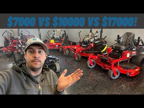 In Depth Review of Toro Commercial Zero Turns - $17000 for a lawn mower!? - Find Out Why