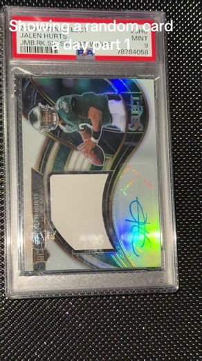 Banger card to start the series off #fyp #football #sportscards #nfl #eagles