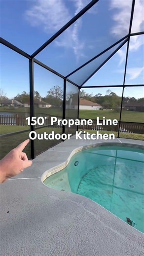 Is installing 150 feet of propane gas line #gazebo