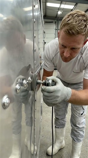More Rivets Than Any Airstream — Silver Streak Palace#shorts #apexprocess #satisfying