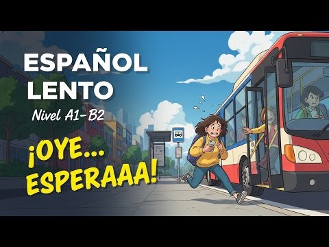 How Do You Stop the Bus in Spanish? 🚌 | Learn useful Vocabulary in context (A1–B2)