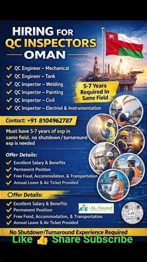 #kuwaitjobs #dubaijobs #saudijobs #europejob #gulfjobs #kuwait #omanjob #abroadinformation #freejobs