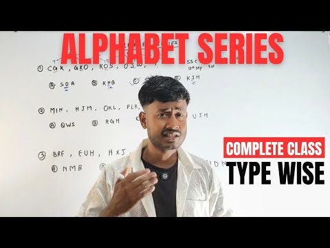 Alphabet Series & Coding Decoding Reasoning | Complete Chapter 2026 | SSC CGL, GD, MTS, Railway,