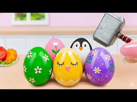 Mini Cooking Tutorial: How to Make Gochujang Garlic Eggs | Korean Tiny Food Recipe