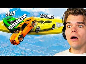 JELLY VS CRAINER & KWEBBELKOP in GTA 5 SUMO!