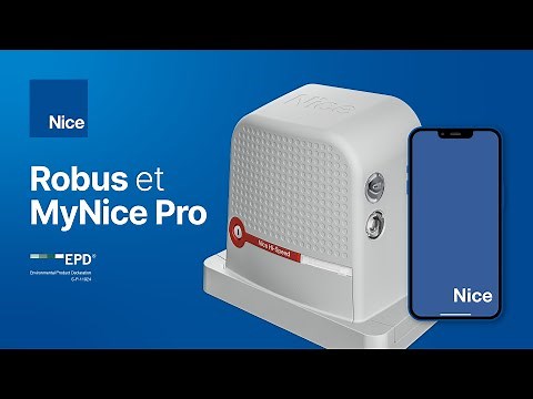 Comment configurer le nouveau moteur Robus via l’App MyNice Pro