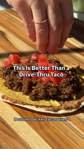 Homemade Double Decker Tacos Recipe