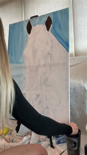 Painting My Own Horse on Canvas: A Step-by-Step Tutorial