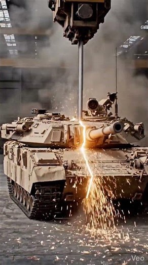 Cutting a Merkava Mk4 Tank in Half