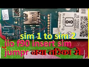 Jio f90 insert sim card problem | how to jio f90 insert sim card