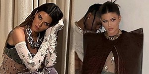 Kendall and Kylie Jenner just wore matching naked dresses
