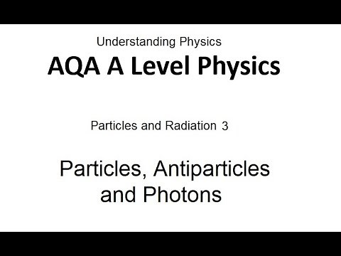 AQA A Level Physics: Particles, Antiparticles and Photons