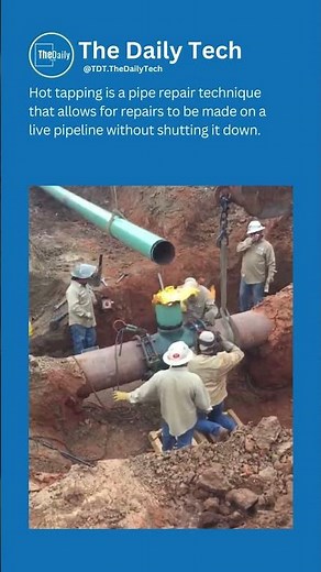 Repairing Pipes Using Hot Tapping