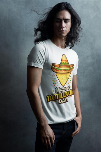 National Tortilla Chip Day Shirt – Sombrero Nacho Fiesta Tee, Funny Snack Gift - Etsy