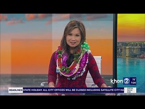 Kristine Uyeno says aloha to KHON2