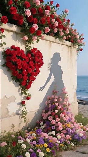Beautiful Girl with Flowers 🌹 | Floral Poses & Natural Beauty