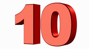 Countdown, Ten, Nine. Free Stock Video