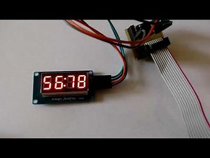 ATtiny13 - 7-segment display module (LED Tube) based on TM1637.