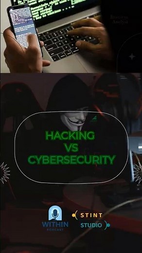 Hacking vs Cybersecurity: What’s the Real Difference? 💻🔒 #shorts