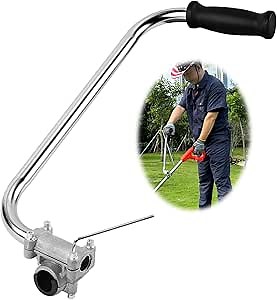 Weed Eater Handle Extension Back Saver - Ergonomic Trimmer Handle with Bracket Clamp, Yard Trimming Attachment