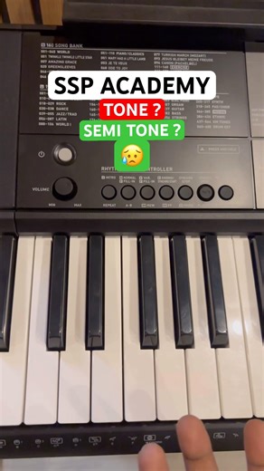 What is Tone and Semitone in Piano? | Music Theory for Beginners #piano #tone #semitone #musictheory