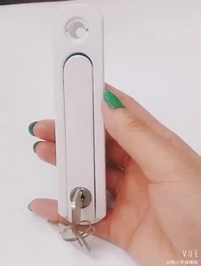 UPVC Sliding Window Hidden Handle Inward Casement Window Pop up Handle with Key