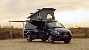 Mercedes-Benz introducing the Weekender, a camper van which can extend and sleep 4 people