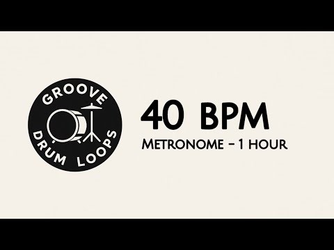 Metronome 40 BPM – 1 hour (Clear Beat)