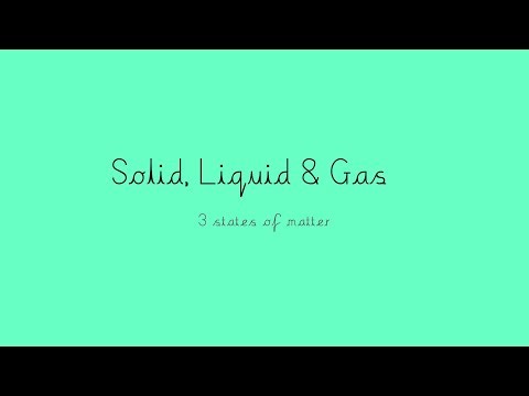 Solid, Liquid & Gas