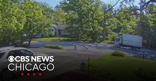 Video shows moment traveling box truck explodes in west suburban neighborhood