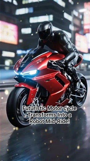 “Futuristic Motorcycle Transforms Into a Robot Mid-Ride! ⚡🤖” #robot #viral #shorts