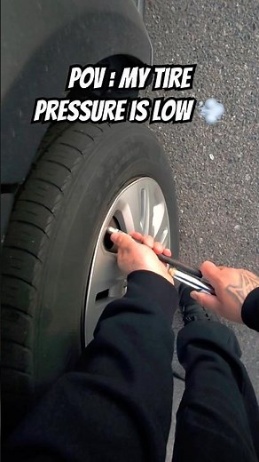 POV How To Air Up A Car Tire 💨
