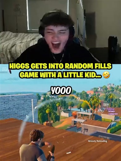 The friend requests had him crashing out 😭 #fyp #higgsfn #clix #fortnite #funny