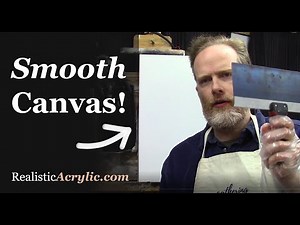 Weird Way to Apply Gesso to Your Canvas| GESSO| LEARN HOW TO PAINT