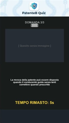 🚗 Riesci a fare 3/3? | Quiz Patente B