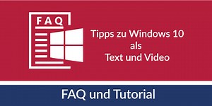 FAQ-Tipp: Icon- und Textgröße in Windows 10 ändern