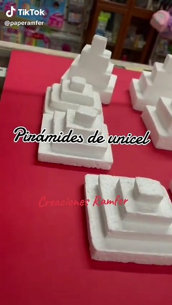 Crea increíbles pirámides de unicel para tus maquetas