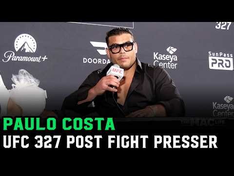 Paulo Costa: 'Me vs. Carlos Ulberg is Most Beautiful Fighter fight' | UFC 327 Press Conference