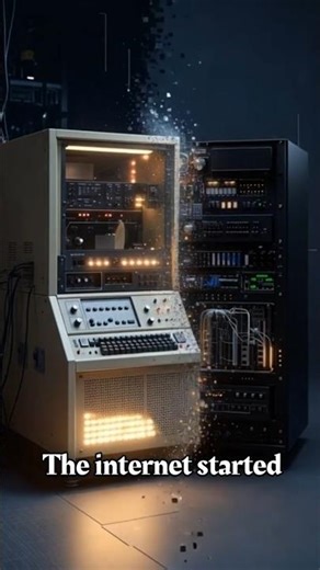 This Is How the Internet Actually Started… #internethistory #techshorts #howitstarted
