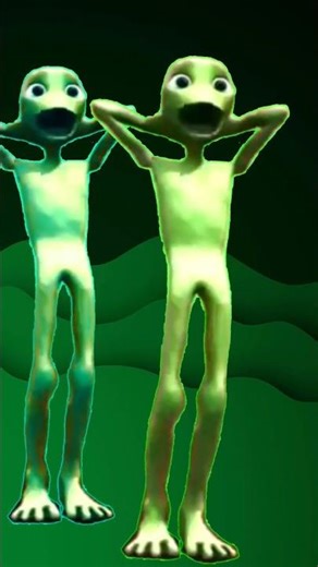 Dame tu cosita Green alien dance #dance #ytshorts #calmdown