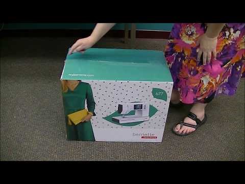 Unboxing the NEW Bernette b77 Sewing Machine