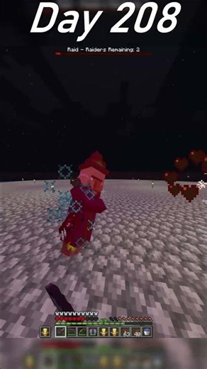 300 Days In Hardcore Minecraft (Day 208) #shorts #minecraft