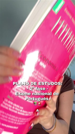 Plano de estudo para 2ª fase do Exame Nacional de Português